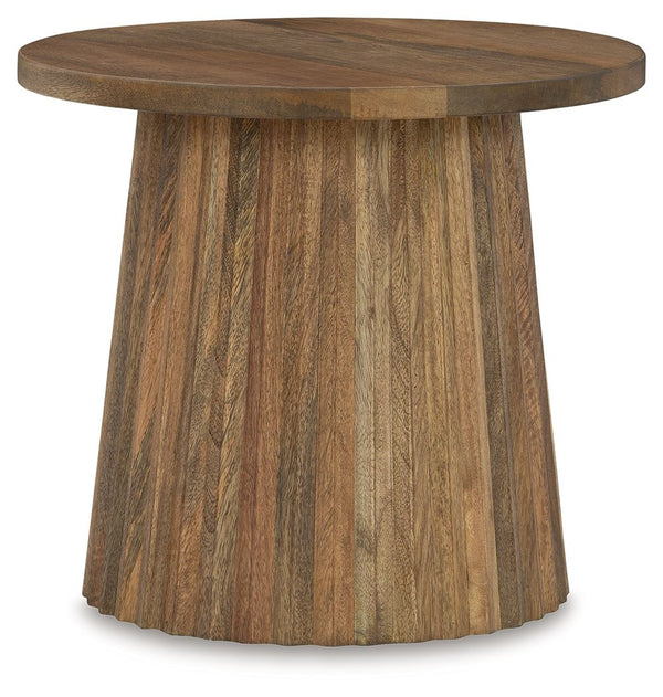 Ceilby - Accent Table #lightbrown #20''wx20''dx18''h