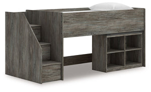 Frandern - Loft Bed #bookcase