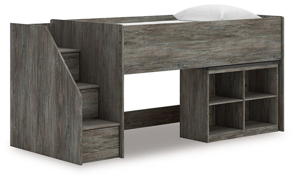 Frandern - Loft Bed #bookcase