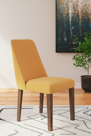 Lyncott - Dining Uph Side Chair (Set of 2) #yellow