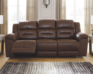Stoneland - Power Reclining Sofa #darkbrown