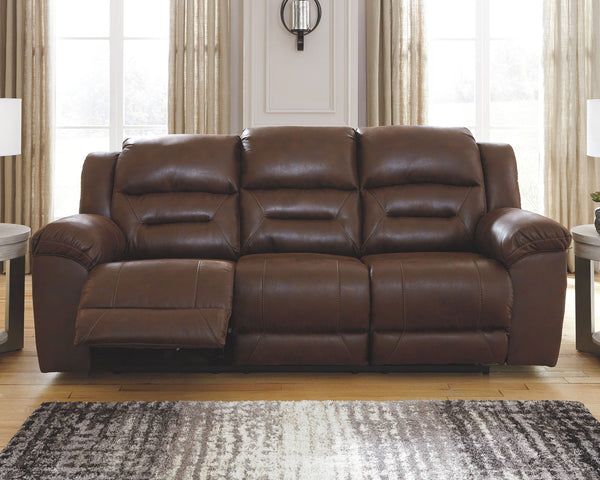 Stoneland - Power Reclining Sofa #darkbrown