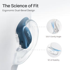 Shokz - OpenFit Air Open-Ear True Wireless Earbuds - Stone Blue
