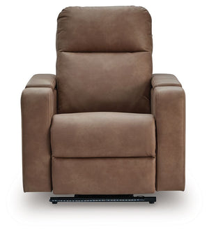 Lorrenton - Sillón reclinable motorizado planeador con sistema de audio - Caramelo