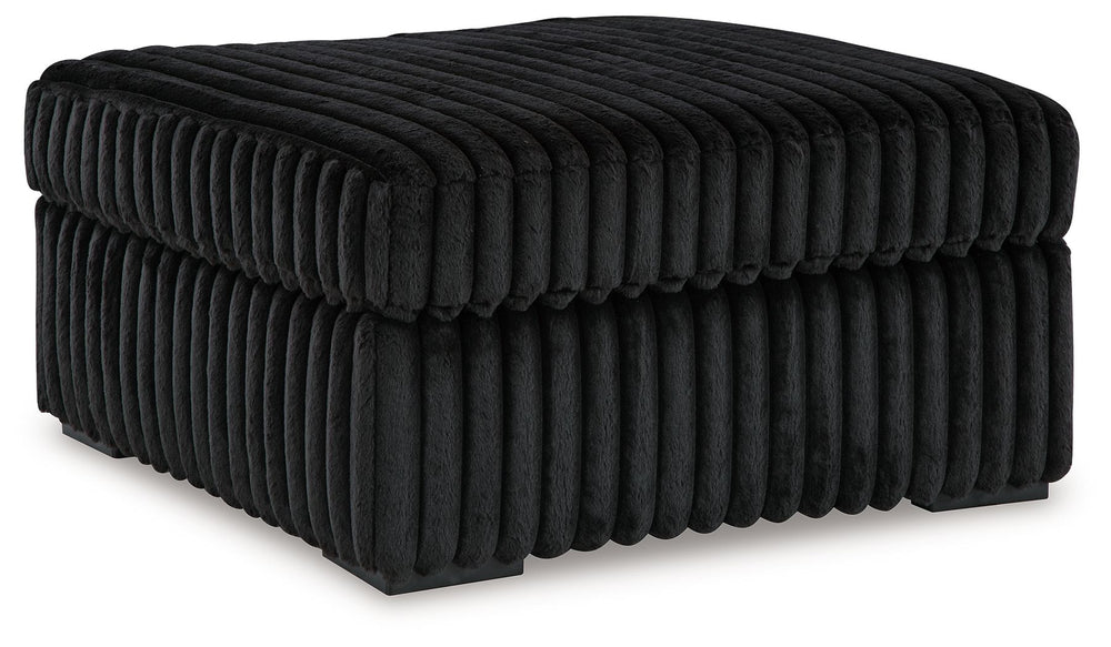 Midnight-Madness - Oversized Accent Ottoman #black