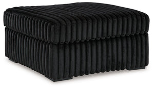 Midnight-Madness - Oversized Accent Ottoman #black