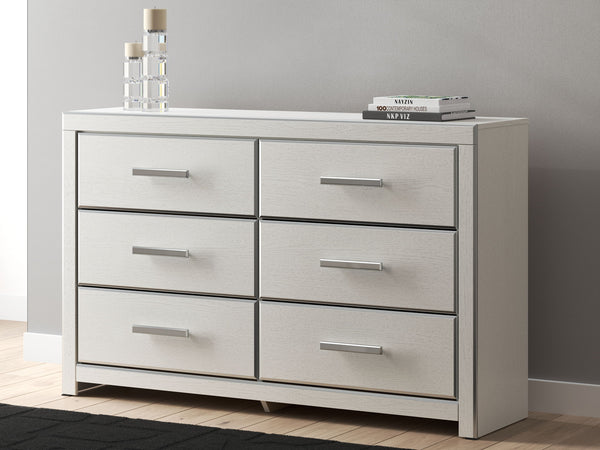 Zuraleus - Six Drawer Dresser #white #dressers