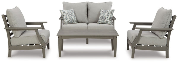 Visola - Lounge Set #4pc.loveseat,2chairs,coffeetable