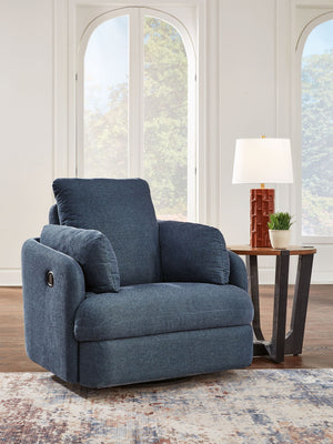 Modmax - Swivel Glider Recliner #blue