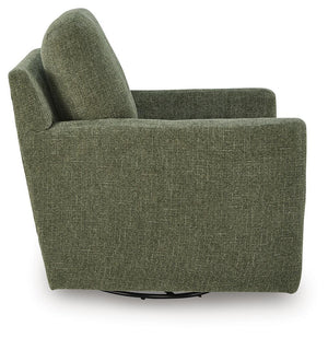 Dishford - Swivel Accent Chair #green