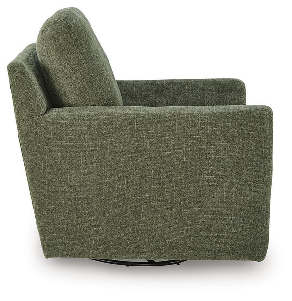 Dishford - Swivel Accent Chair #green