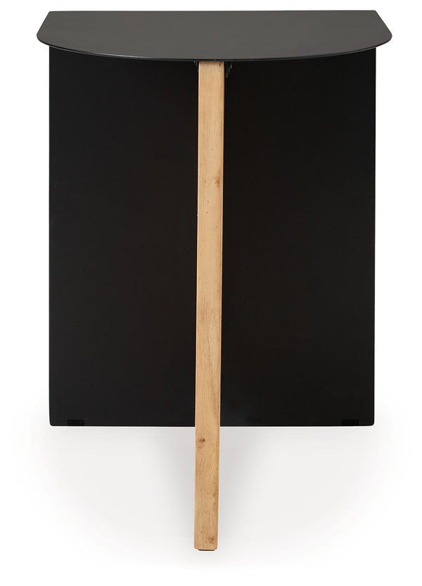 Ladgate - Mesa auxiliar - Negro / Natural