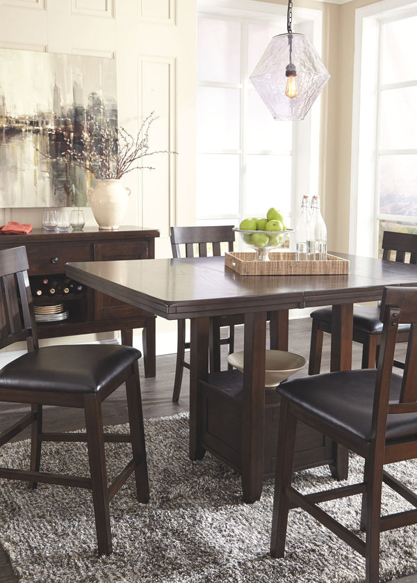 Haddigan - Dining Table With Side Chairs #5pc.table,4chairs|7pc.table,6sidechairs