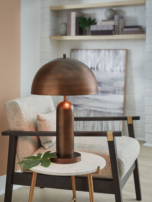 Wendfield - Metal Lamp #darkbrown #tablelamps