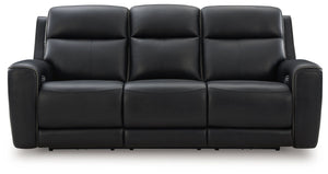 5Z-Comfort - Relaxation - Power Reclining Sofa With Adj Headrest #black