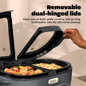 Ninja - MultiPot XL 12-in-1 DualZone Multicooker - Cyberspace