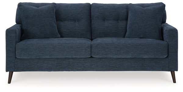 Bixler - Living Room Set #blue #3pc.sofa,loveseat,chair
