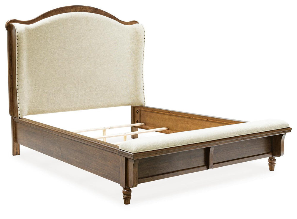 Sturlayne - Upholstered Panel Bed #queen