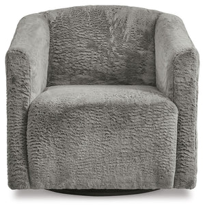 Bramner - Sillón giratorio decorativo - Carbón