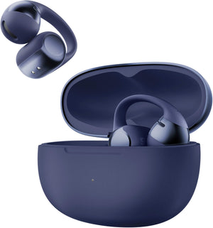 Shokz - OpenDots ONE Open-Ear Clip-On True Wireless Bluetooth Earbuds - Navy Blue
