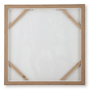 Landerton - Arte de pared - Marrón / Azul / Blanco