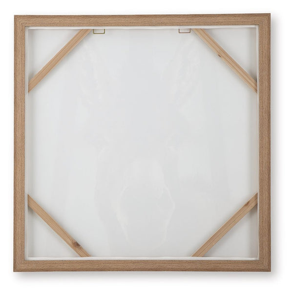Landerton - Arte de pared - Marrón / Azul / Blanco