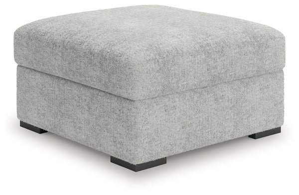 Cuddle Plush - 3 Pc. - 3-Piece Sectional, Chair And Ottoman - Arctic
