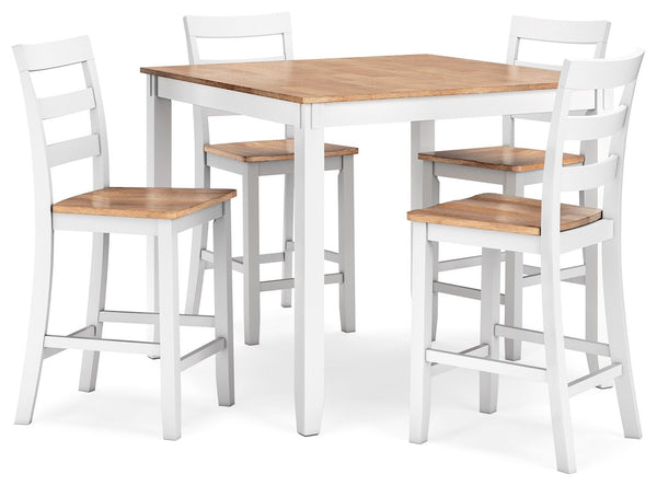 Gesthaven - Dining Room Counter Table Set #white