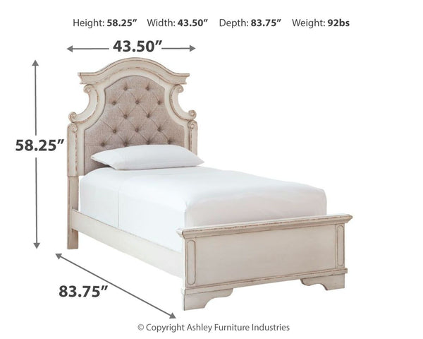 Realyn - Panel Bed #twin