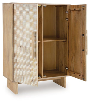 Dallinbury - Mueble auxiliar - Natural / Lacado blanco