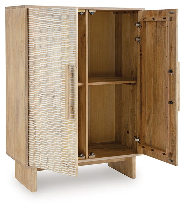 Dallinbury - Mueble auxiliar - Natural / Lacado blanco