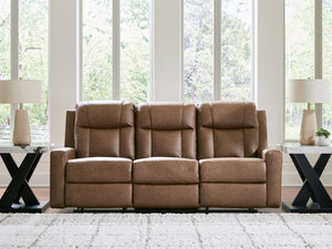 Mackmenville - Reclining Sofa #lightbrown