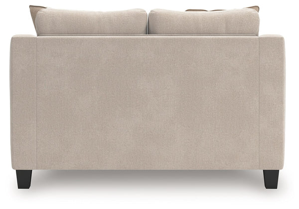 Willarae - Loveseat - Taupe