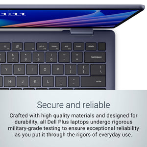 Dell - Plus 14" 2K 2-in-1 Touchscreen Laptop - AMD Ryzen AI 300 Series AI 7 350 2025 - 16GB Memory - 1TB Storage - Copilot+ PC - Midnight Blue