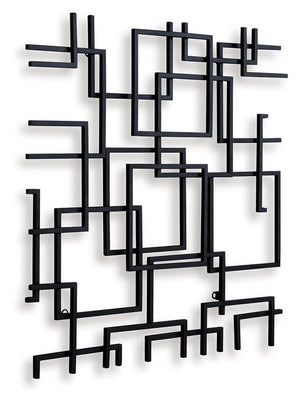 Aadanton - Decoración de Pared - Negro