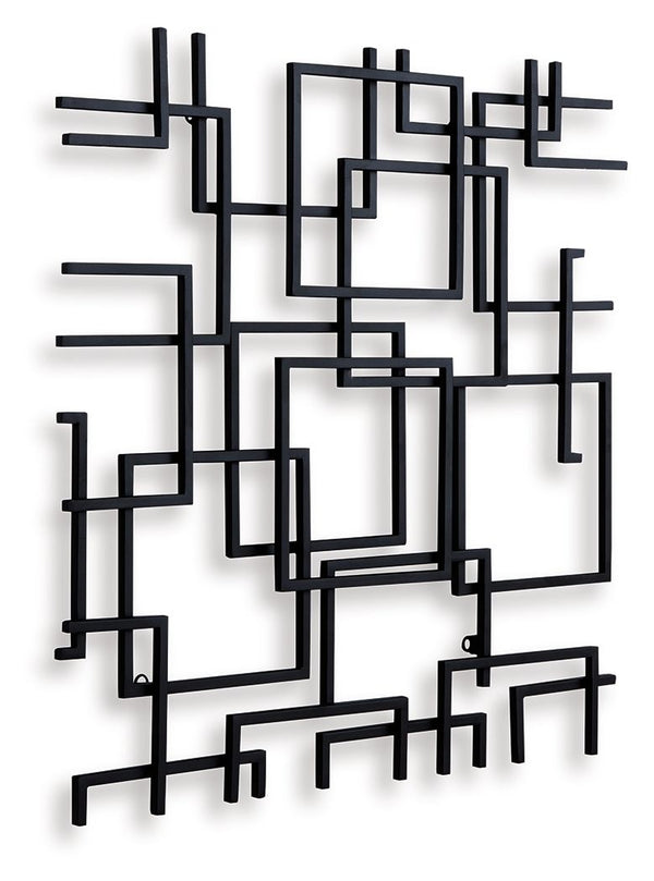 Aadanton - Decoración de Pared - Negro