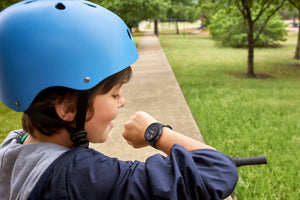 Garmin - Bounce 2 GPS Kids Smartwatch 43mm Fiber-reinforced polymer - Light Purple - (2025)