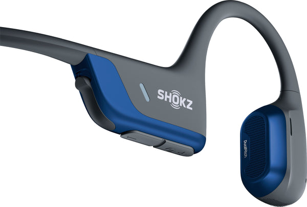 Shokz - OpenRun Pro 2 Wireless Bone Conduction Open-Ear Bluetooth Sports Headphones - Steel Blue