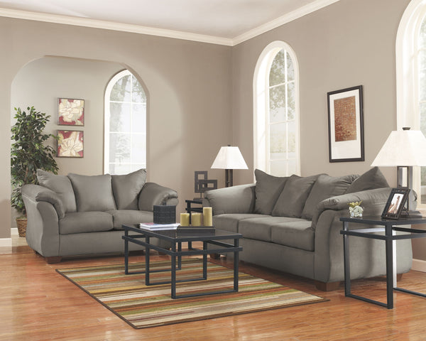 Darcy - Living Room Set #gray #2pc.sofa,loveseat