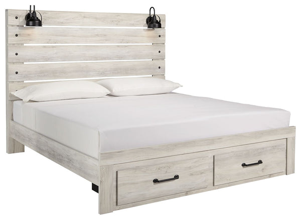 Cambeck - Panel Bed #king #2drawers