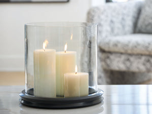 Saskia - Candle Holder #black