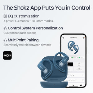 Shokz - OpenFit Air Open-Ear True Wireless Earbuds - Stone Blue