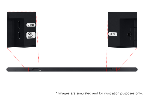 Samsung - HW-S800D 3.1.2 Channel Q-Series Ultra Slim Soundbar with Wireless Subwoofer, Dolby Atmos and Q-Symphony - Titan Black