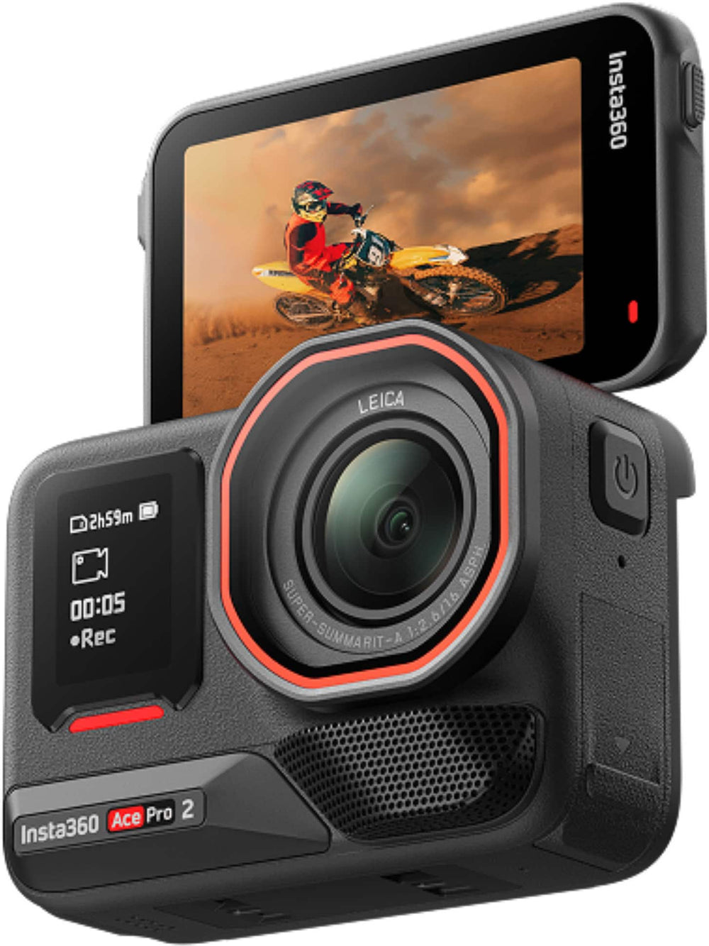 Insta360 - Ace Pro2 Xplorer Bundle Octa Edition - Dual Battery - Dark Gray