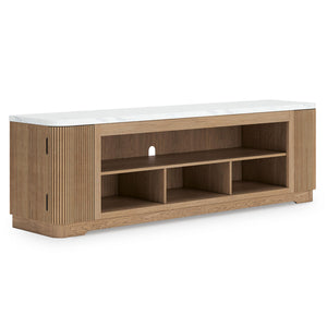 Mueble de TV Camdill - Opción de Chimenea - Marrón Claro