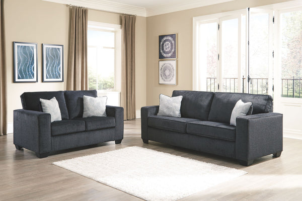 Altari - Living Room Set #darkgray #4pc.sofa,loveseat,chair,ottoman
