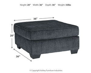 Altari - Accent Ottoman #darkgray