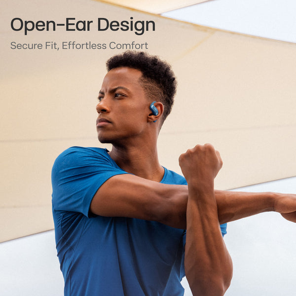 Shokz - OpenFit Air Open-Ear True Wireless Earbuds - Stone Blue