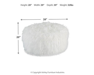 Galice - Oversized Ottoman #white