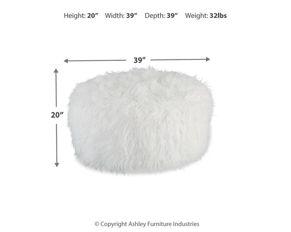 Galice - Oversized Ottoman #white
